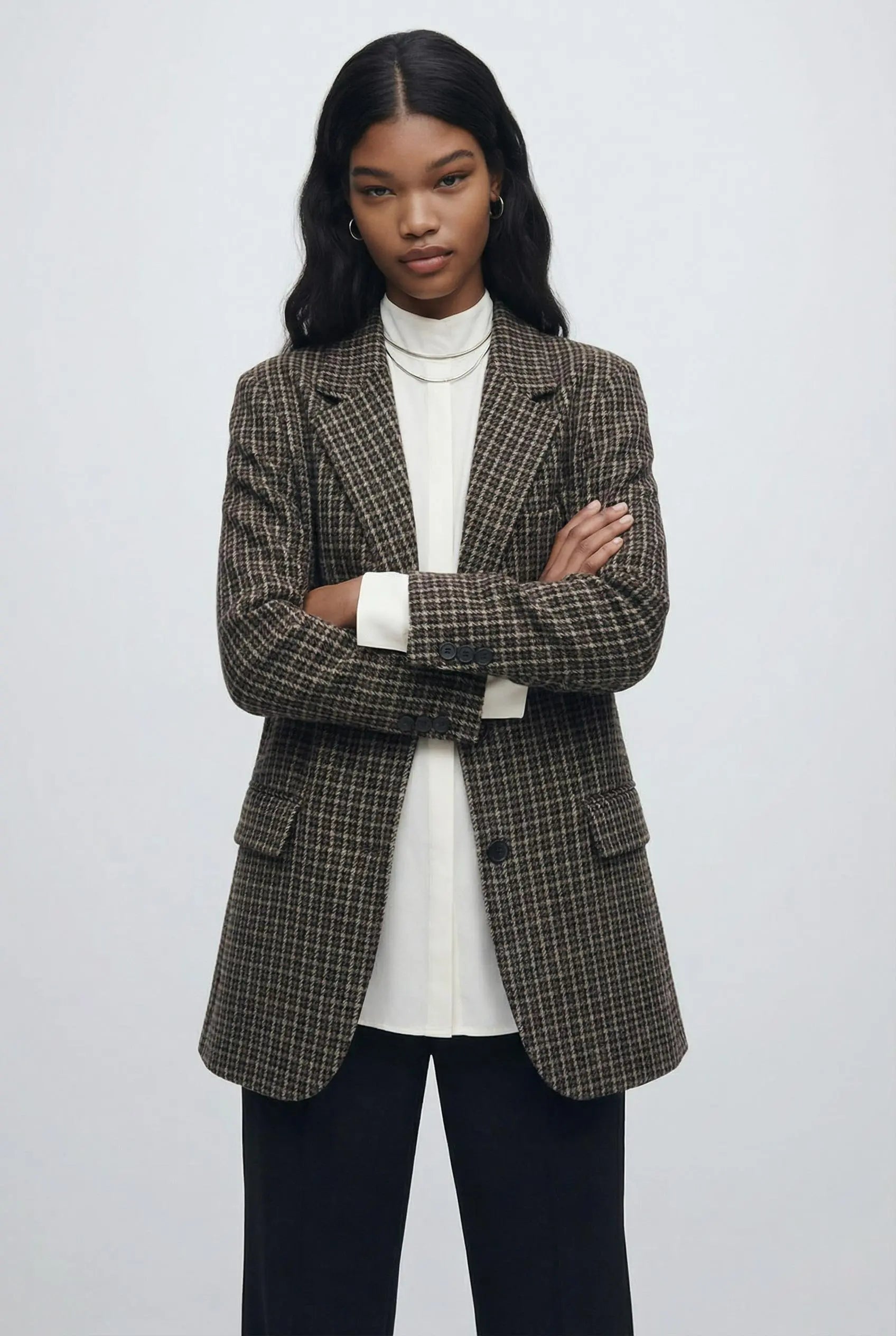 Women's Retro Lapel Single Breasted Coat Ryan Raim